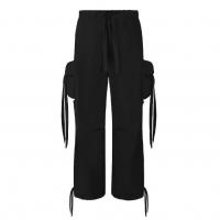 LV休闲裤 1A5VWM 黑色3D 口袋工装长裤
