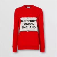 Burberry  80252941 女士索具嵌花美利奴羊毛针织衫