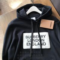 Burberry 80214371 徽标嵌花棉质连帽衫