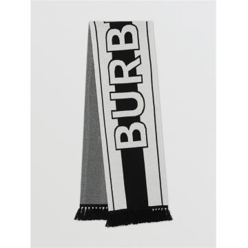 Burberry 80217541 女士徽标羊绒提花围巾