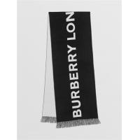 Burberry 80085081 女士徽标装饰羊毛围巾