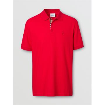 Burberry 80143171 男士专属标识图案珠地网眼布棉质 Polo 衫