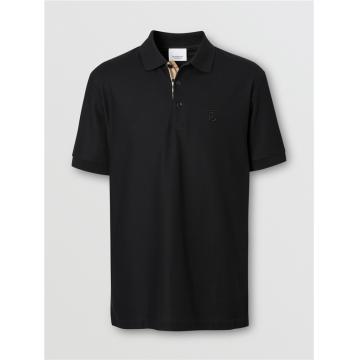 Burberry 80140031 男士专属标识图案珠地网眼布棉质 Polo 衫