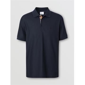 Burberry 80140041 男士专属标识图案珠地网眼布棉质 Polo 衫