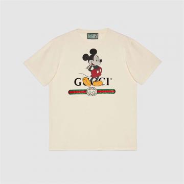 Gucci 565806 男士 Disney x Gucci超大造型T恤