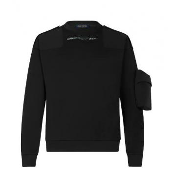 LV黑色未来2054系列 3D 口袋混合尼龙运动衫 1A5WBC
