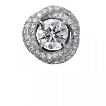 Cartier N8515014 女士 TRINITY RUBAN 耳环