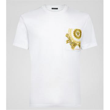 Versace A85170-A228806_A2088 男士 MEDUSA 刺绣 T恤