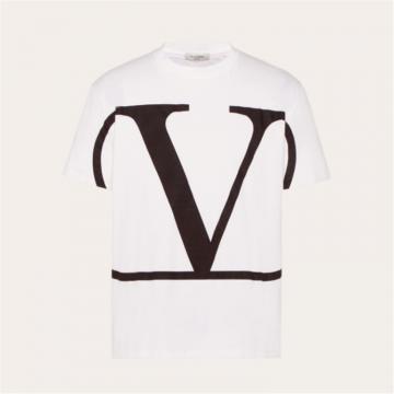 Valentino SV3MG02T5F6A01 男士 VLOGO T 恤