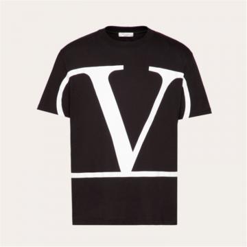 Valentino SV3MG02T5F60NI 男士 VLOGO T 恤