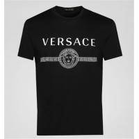 Versace A83159 男士 修身版LOGO装饰可持续面料T恤