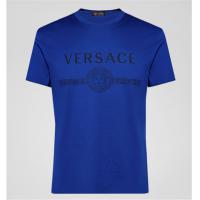 Versace A83159 男士修身版 LOGO 装饰可持续面料 T恤