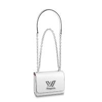 LV链条包 M56118 白色水波纹银扣 TWIST 迷你手袋
