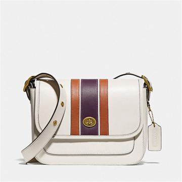 Coach 89139 女士 VARSITY 条纹 RAMBLER 斜挎包