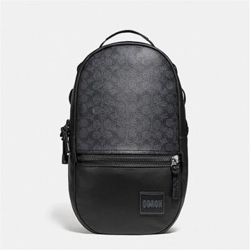 Coach 87988 男士 COACH 贴饰经典帆布 PACER 背包