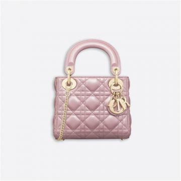 DIOR M0505OADU 女士迷你羊皮 LADY DIOR 手袋