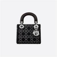 DIOR M0500PRTC 女士迷你缎面 LADY DIOR 手袋