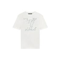 LV 1A7X56 男士 LV STITCH 印花刺绣 T 恤