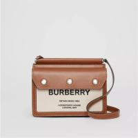 BURBERRY 80146111 女士 Title 迷你 Horseferry 印花口袋细节泰尔勒手袋