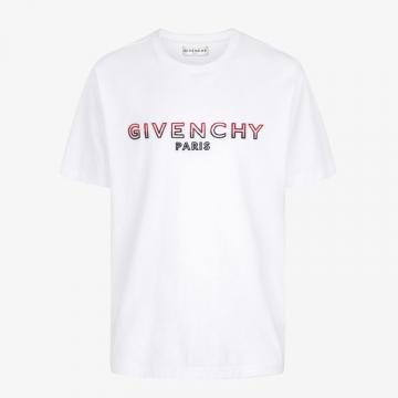 GIVENCHY BM70UY3002 男士渐变色 T恤