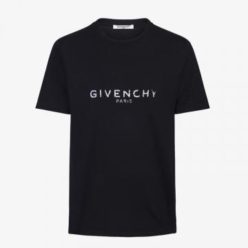 GIVENCHY BM70K93002 男士 PARIS 修身 T恤