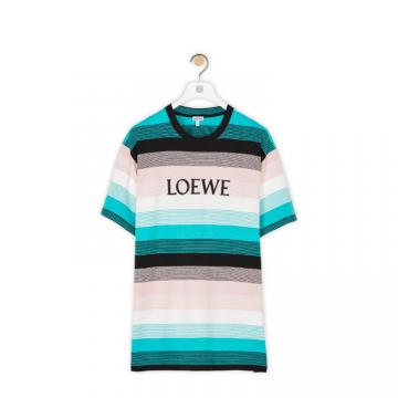 LOEWE H6109950PC 男士条纹棉质 LOEWE T恤