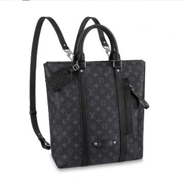 LV黑花 TOTE 双肩包 M45221