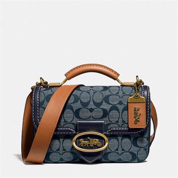 COACH 3630 女士 CHAMBRAY RILEY 22号顶部手柄手袋