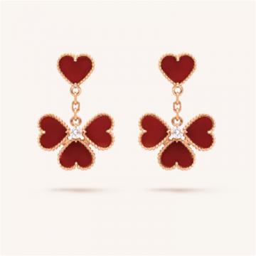 Van Cleef & Arpels VCARN5PP00 女士 Sweet Alhambra Effeuillage 耳环