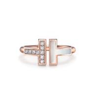 TIFFANY GRP11097 女士珍珠母贝和钻石线圈戒指