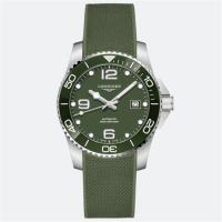 LONGINES L3.781.4.06.9 男士绿色表盘康卡斯潜水系列 41.00 mm自动机械腕表