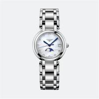 LONGINES L8.115.4.87.6 女士白色表盘优雅心月系列 30.50mm 石英腕表