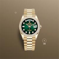 ROLEX 128348 男士绿色表盘星期日历型腕表