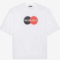 BALENCIAGA 620969TIV799000 男士白色 UNIFORM 宽松设计 T恤