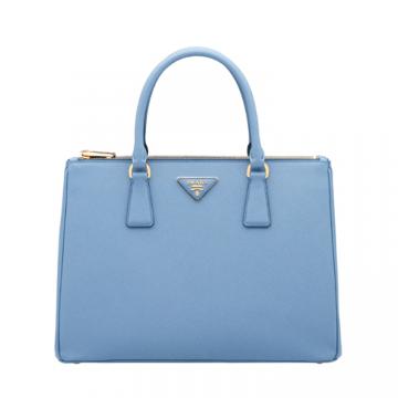 PRADA 1BA274 女士星际蓝色 Galleria 中号手袋