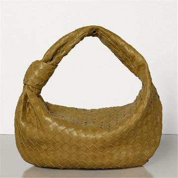 BOTTEGA VENETA 600261VCPP07729 女士芥末绿色 BV JODIE 手袋