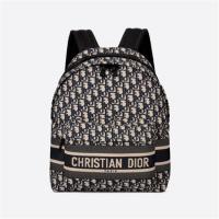 DIOR M6104STZQ 女士蓝色 Oblique 印花 DIORTRAVEL 双肩背包