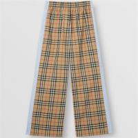 BURBERRY 80264081 女士 Vintage 格纹弹力棉质长裤