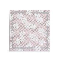 CHANEL A39577 女士粉色方形围巾