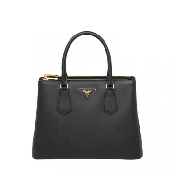 PRADA 1BA232 女士黑色 Prada Galleria Saffiano 手袋