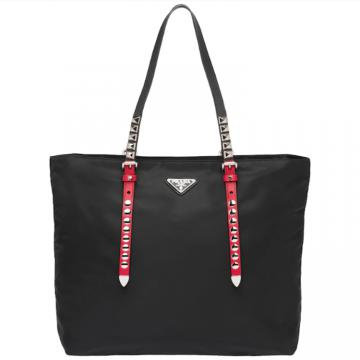 PRADA 1BG212 女士黑色 Prada Black Nylon 尼龙托特包