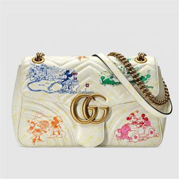 GUCCI 443496 女士官网专享 Disney x Gucci GG Marmont 中号肩背包