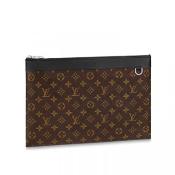 LV M69411 男士老花 DISCOVERY POCHETTE 大号手袋