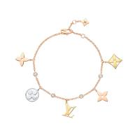 LV Q95689 女士 IDYLLE BLOSSOM CHARMS 18K金钻石项链