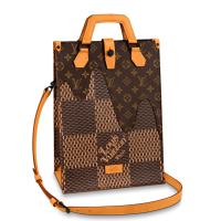 LV联名Nigo 咖啡格MINI TOTE 手袋 N40355