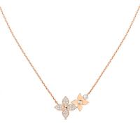 LV Q93689 女士 STAR BLOSSOM 18K金钻石项链