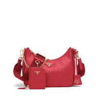 PRADA 1BH204 女士红色 Prada Re-Edition 2005 Saffiano 牛皮手袋