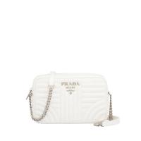 PRADA 1BH083 女士白色 Prada Diagramme 牛皮手袋