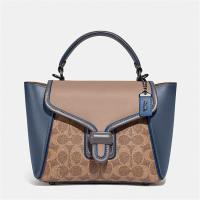 COACH V5RAV 女士蓝色 COURIER 23号 CARRYALL 手袋