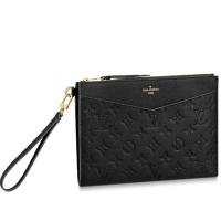 LV M68705 女士黑色 MÉLANIE 中号手拿包